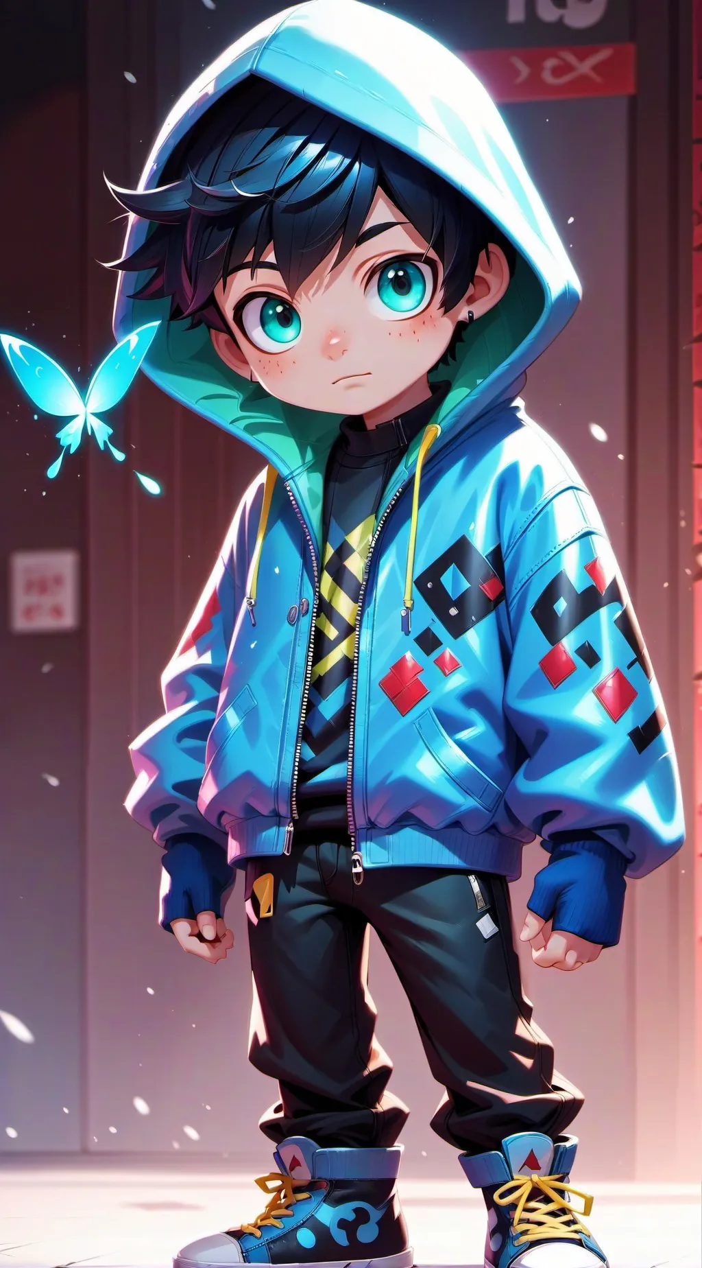 ai character: Sad Jevin background