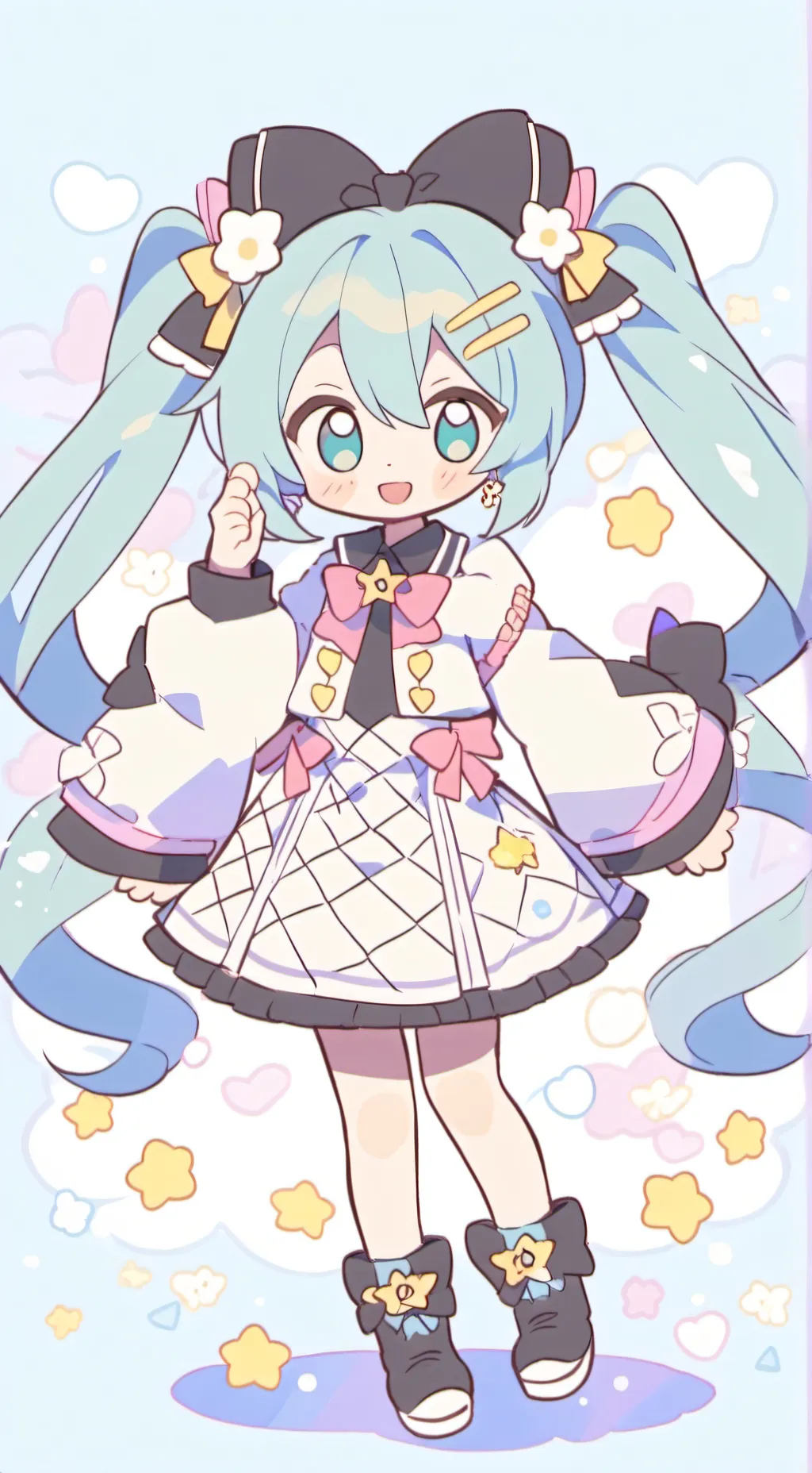 ai character: ★•°MIKU•°★ background