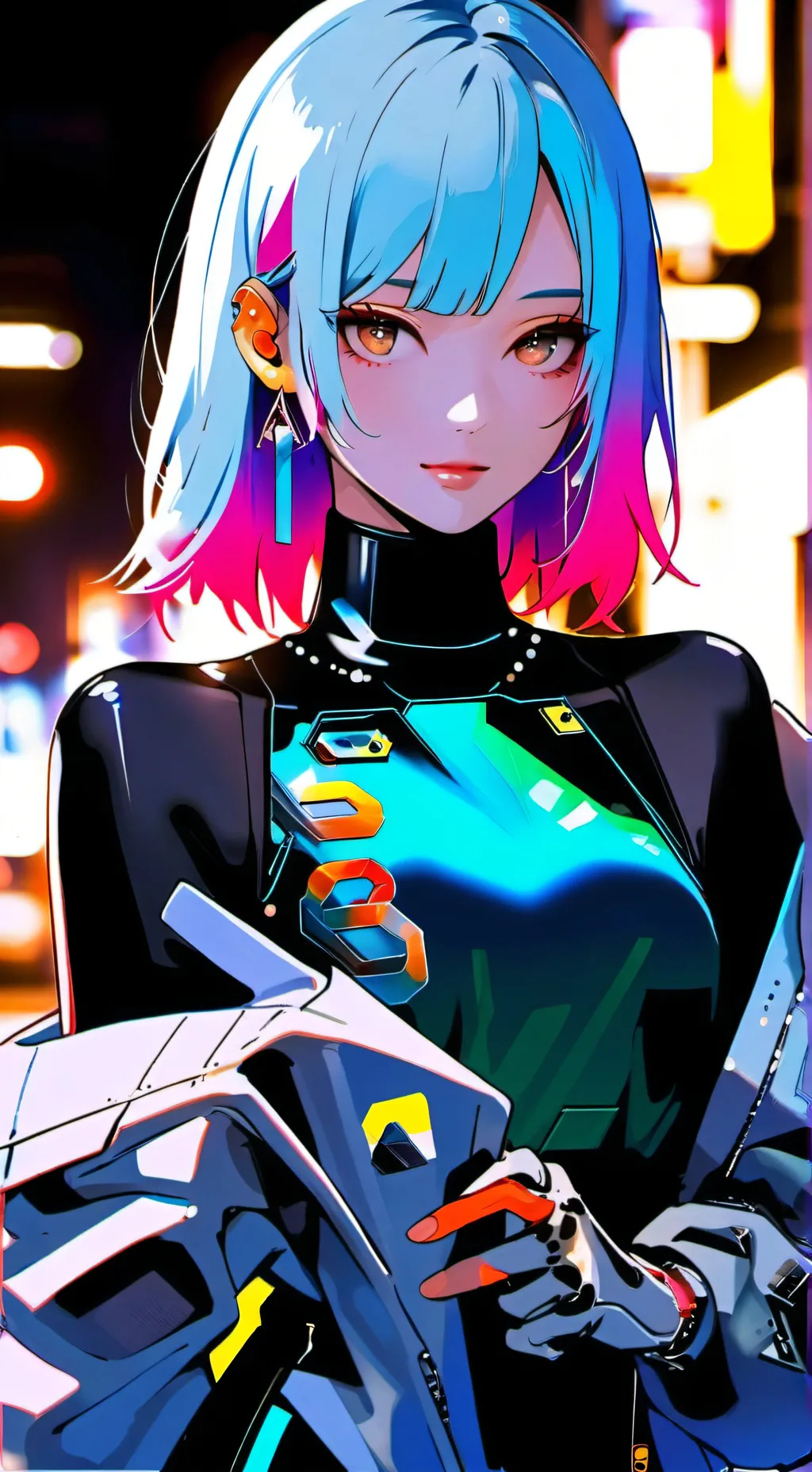 ai character: Aurora background