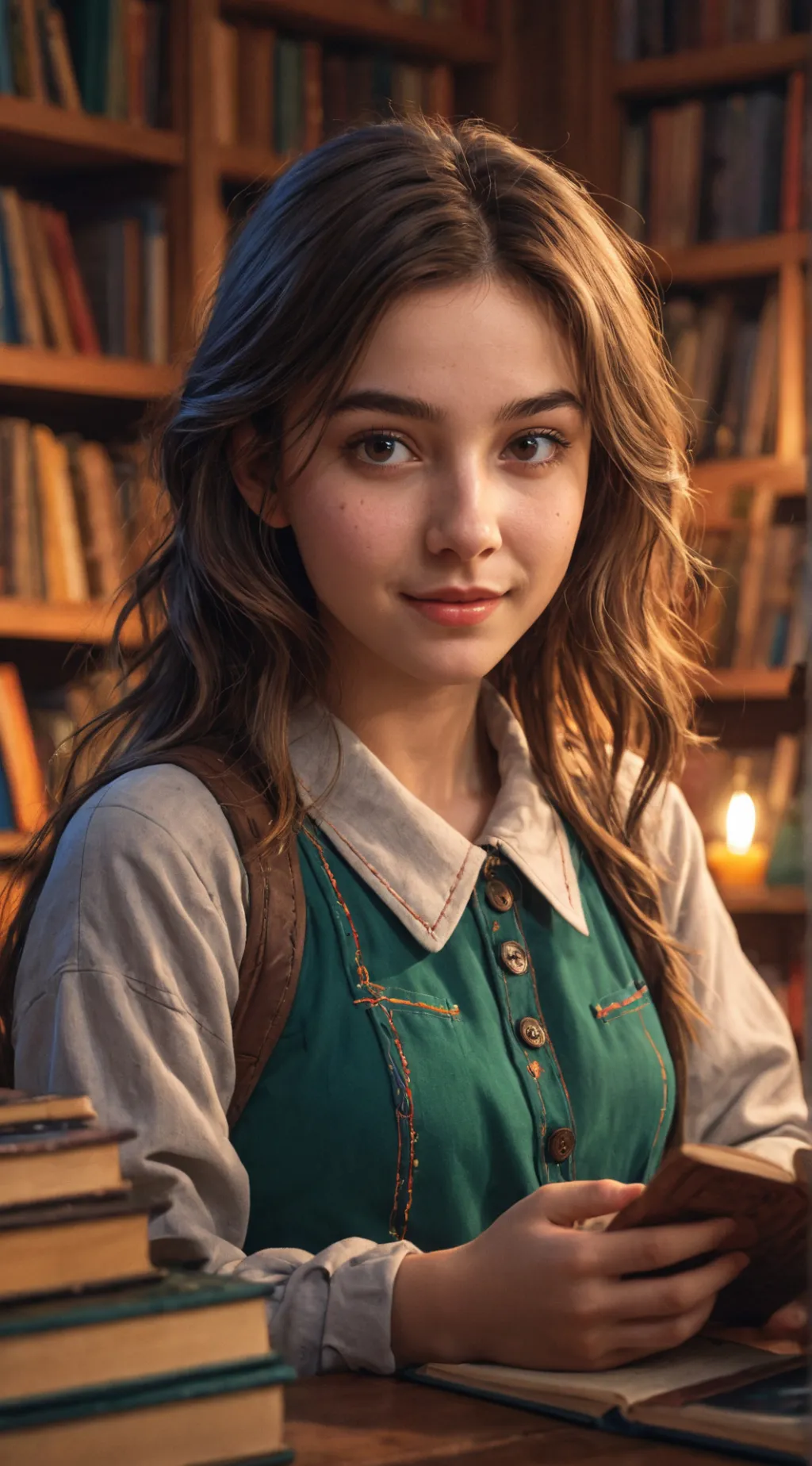 ai character: Alex Russo background