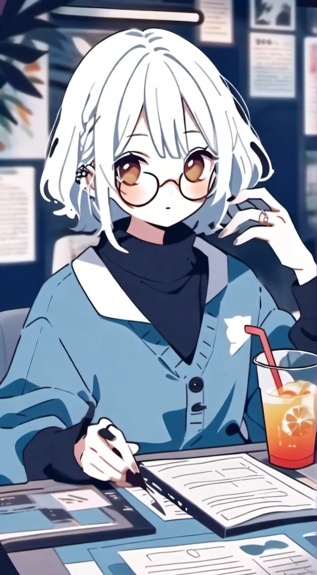 ai character: Nerd  background