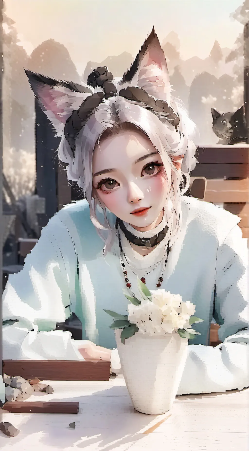 ai character: My OC Deli background