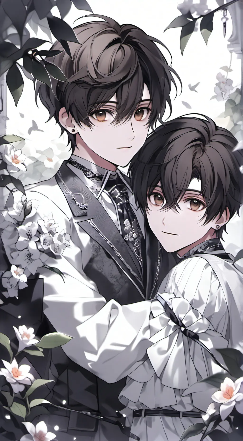 ai character: Minsung dads background