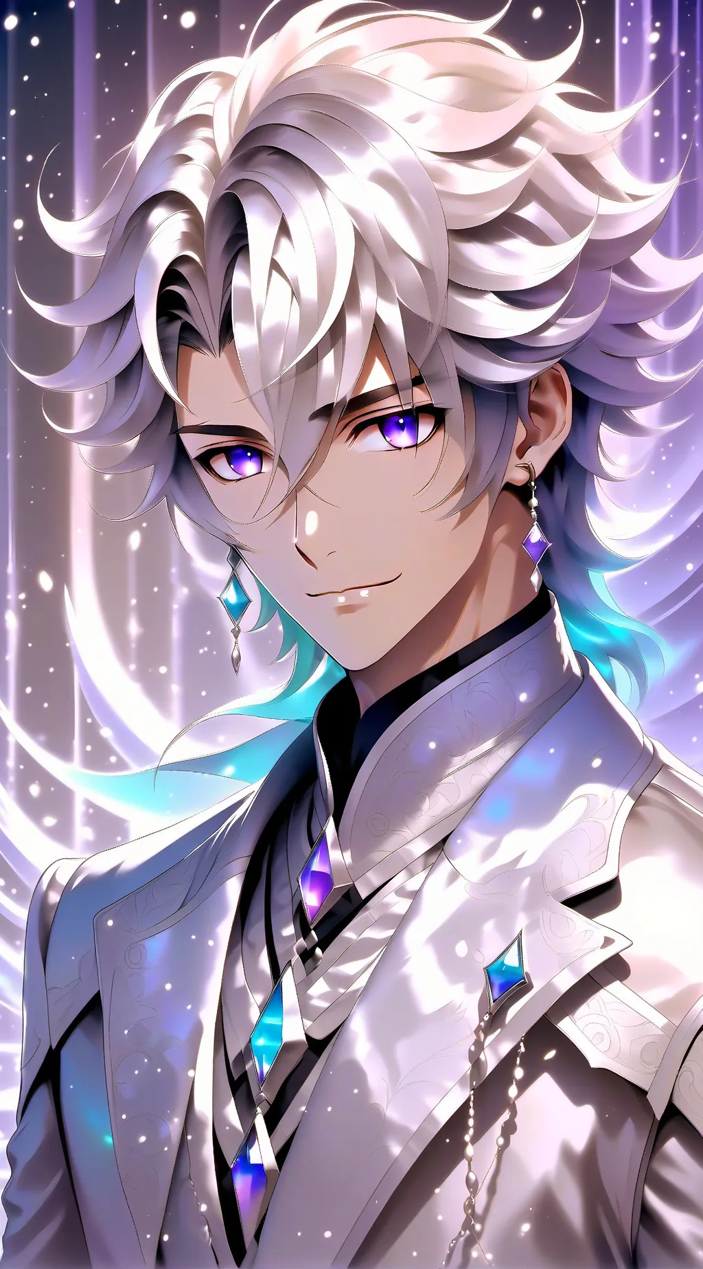 ai character: douma ❤️ background