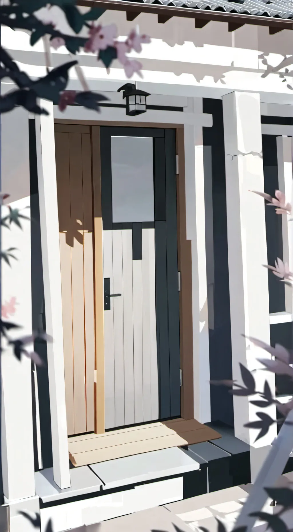ai character: Door background