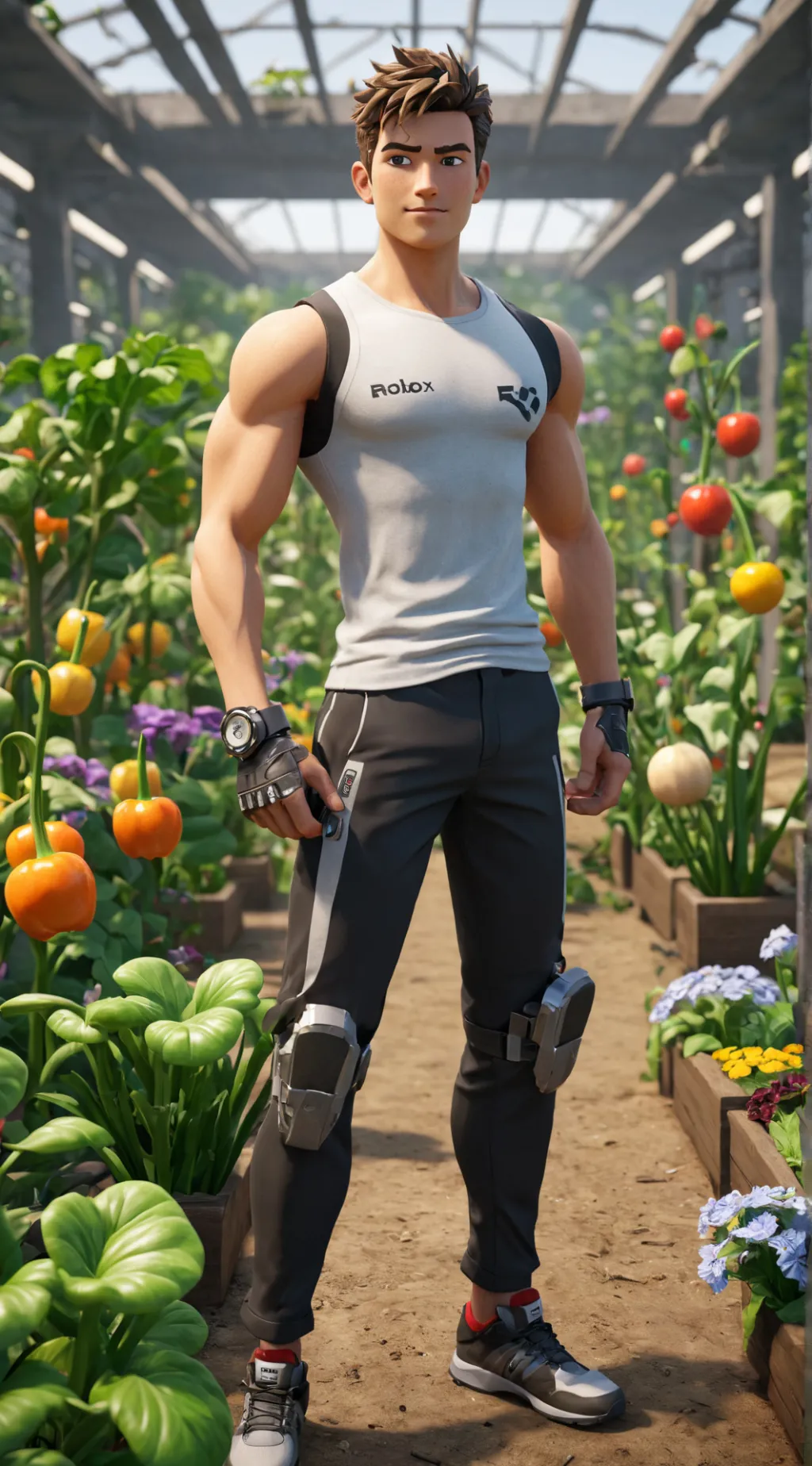 ai character: Robloxian Horticulturist background