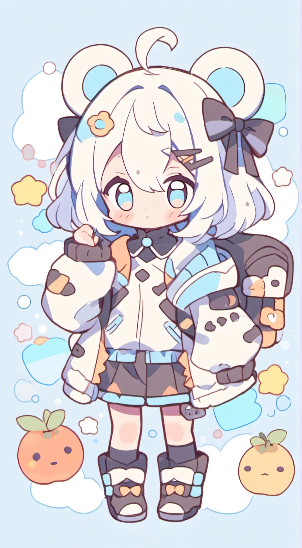 ai character: Sleepover background