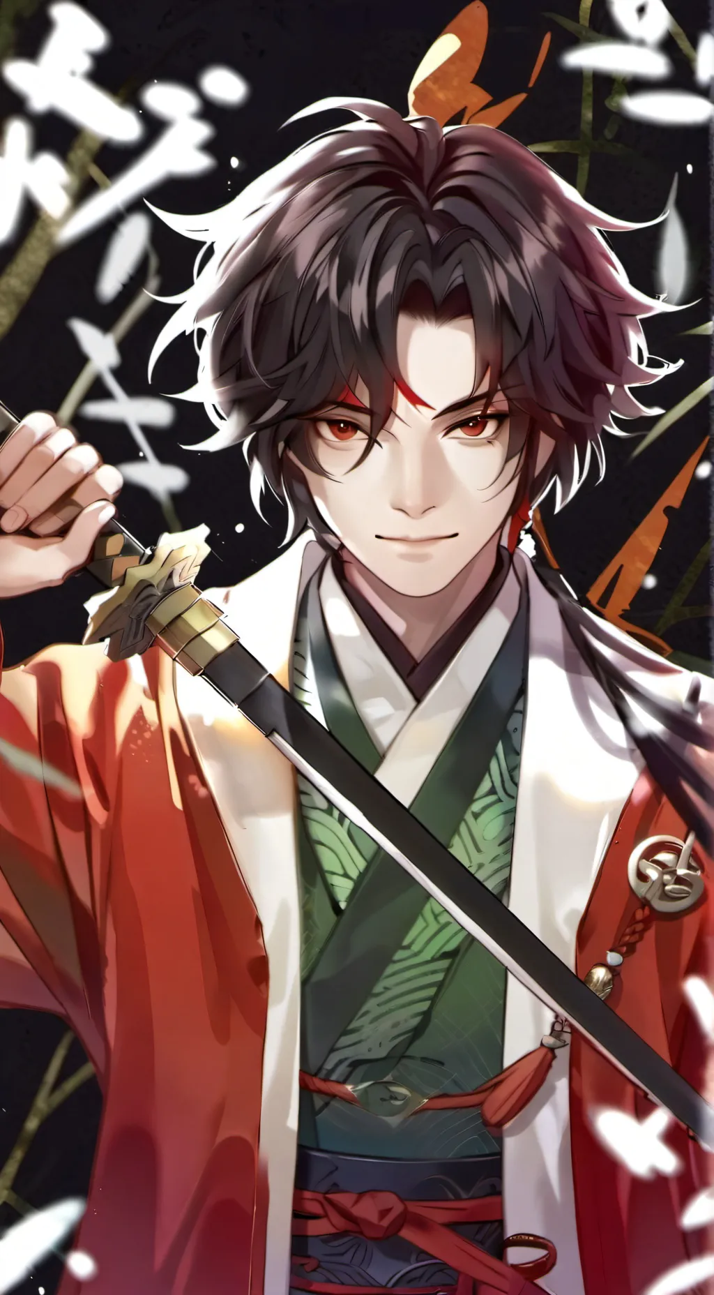 ai character: Tanjiro- S1 background