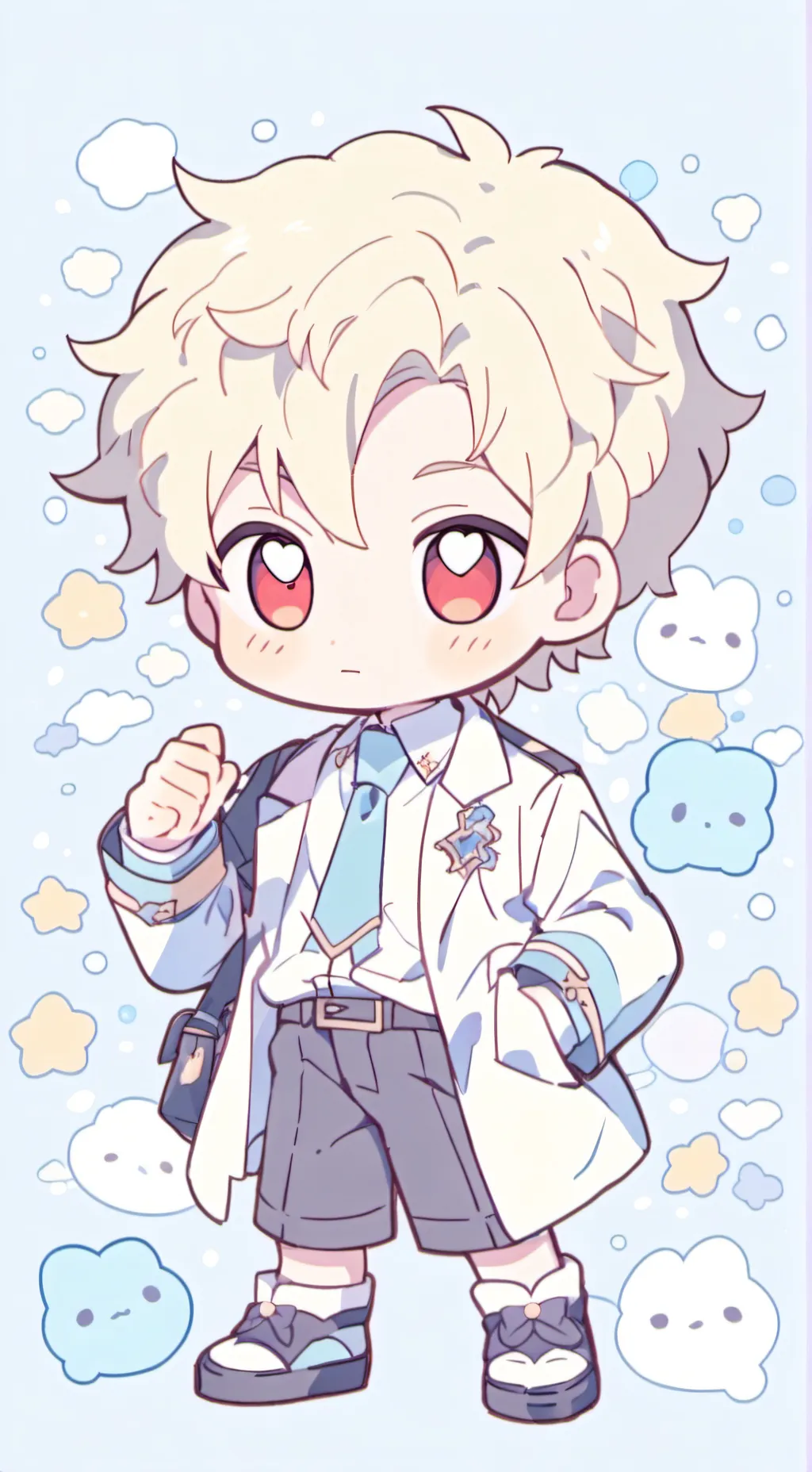 ai character: Bakugo katsuki background