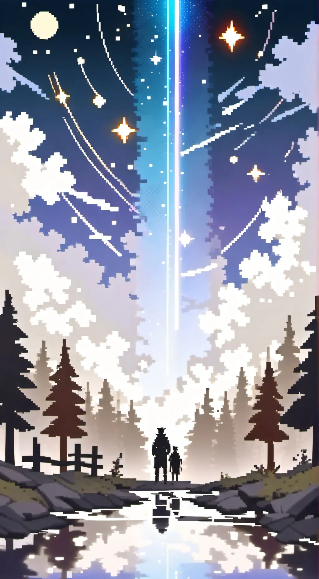 ai character: Tan & Ino & Zen background
