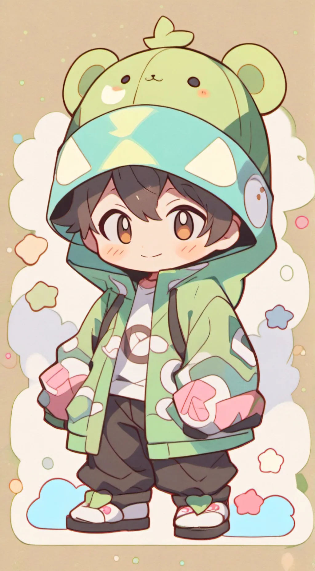 ai character: tu hermanito  background