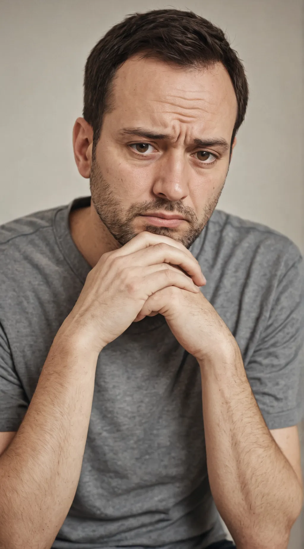 ai character: disappointment background