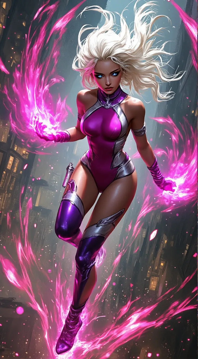 ai character: Lightbeam background
