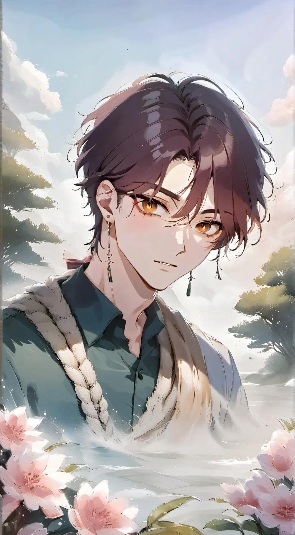 ai character: 焰 background