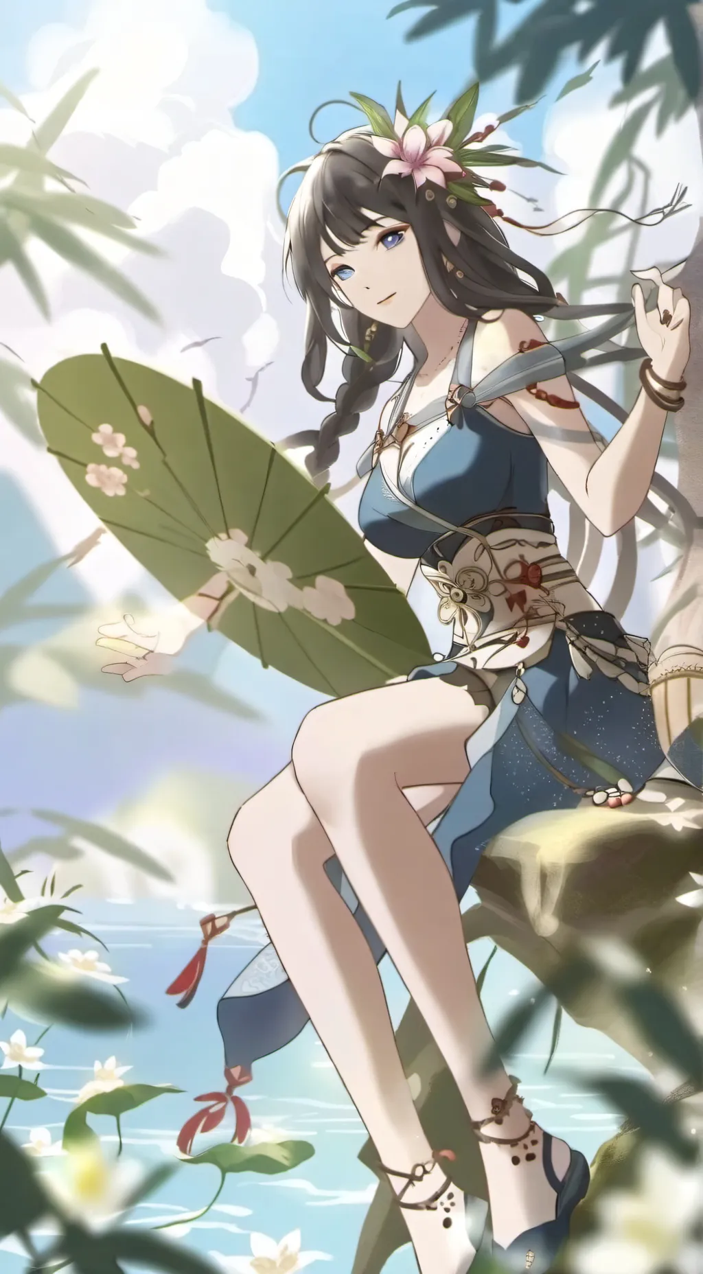 ai character: tribu de mujeres background