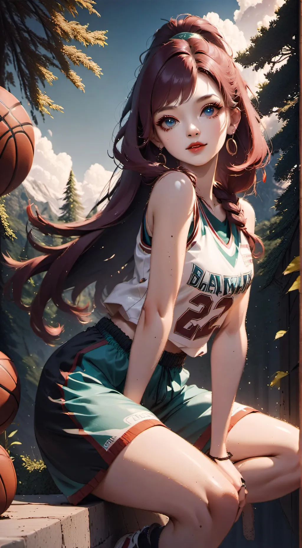 ai character: Azure Blamina background