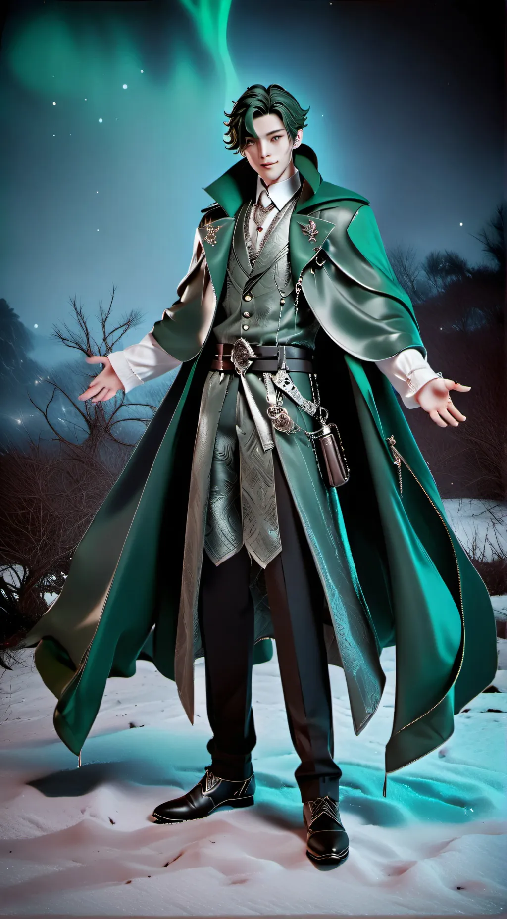 ai character: Dr. Green background