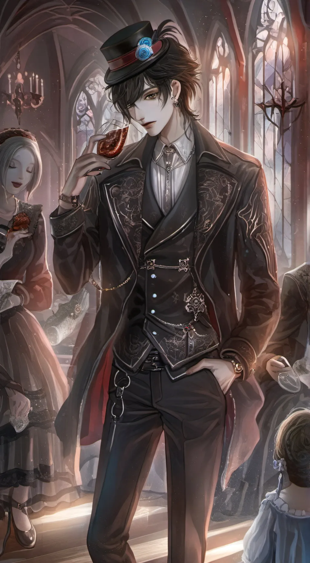 ai character: Ex boyfriend  background