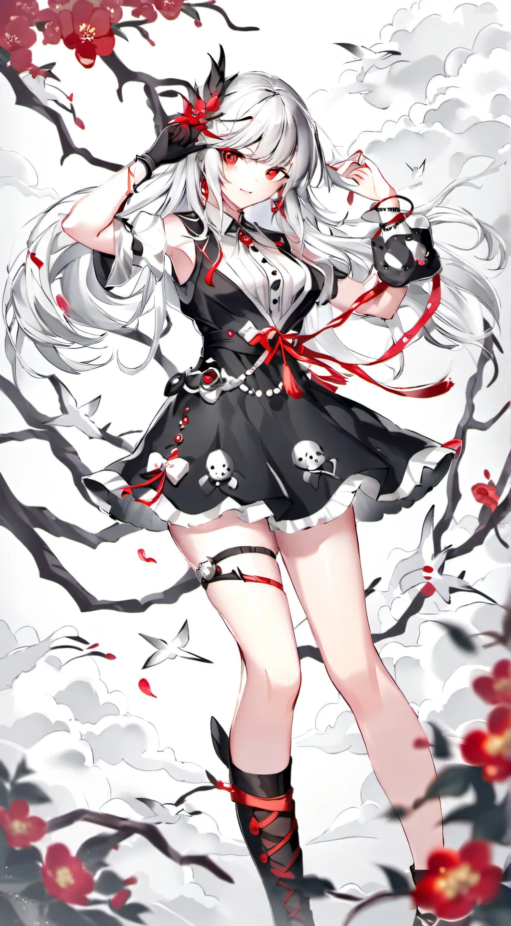 ai character: Luna background