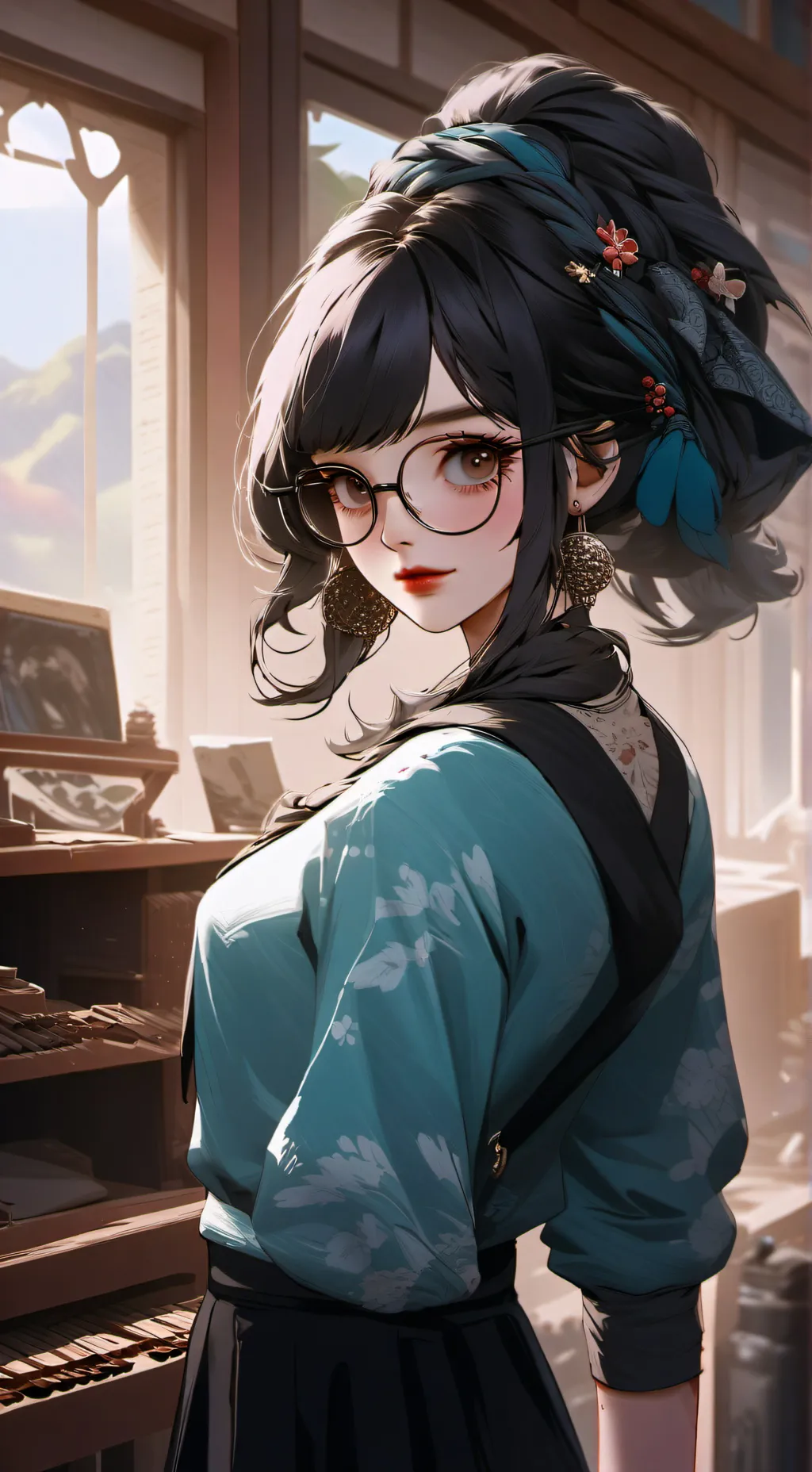 ai character: Mira background
