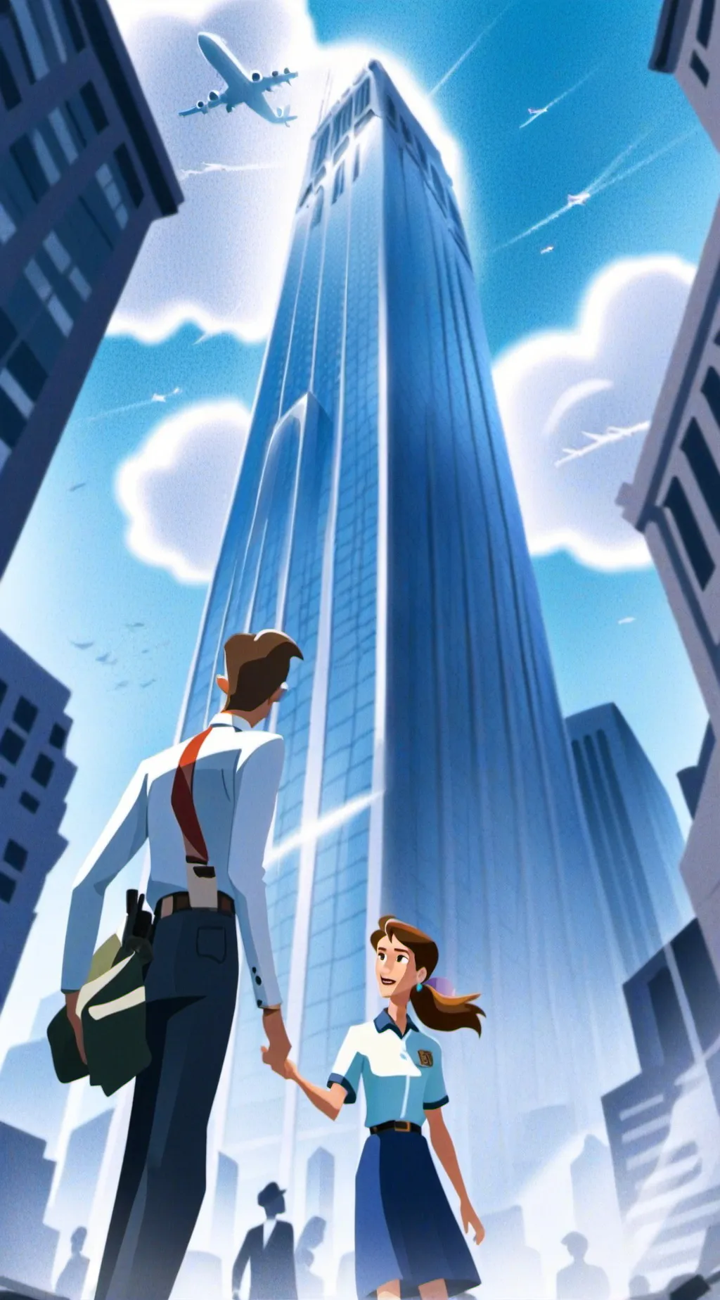 ai character: twin towers 2.0 background
