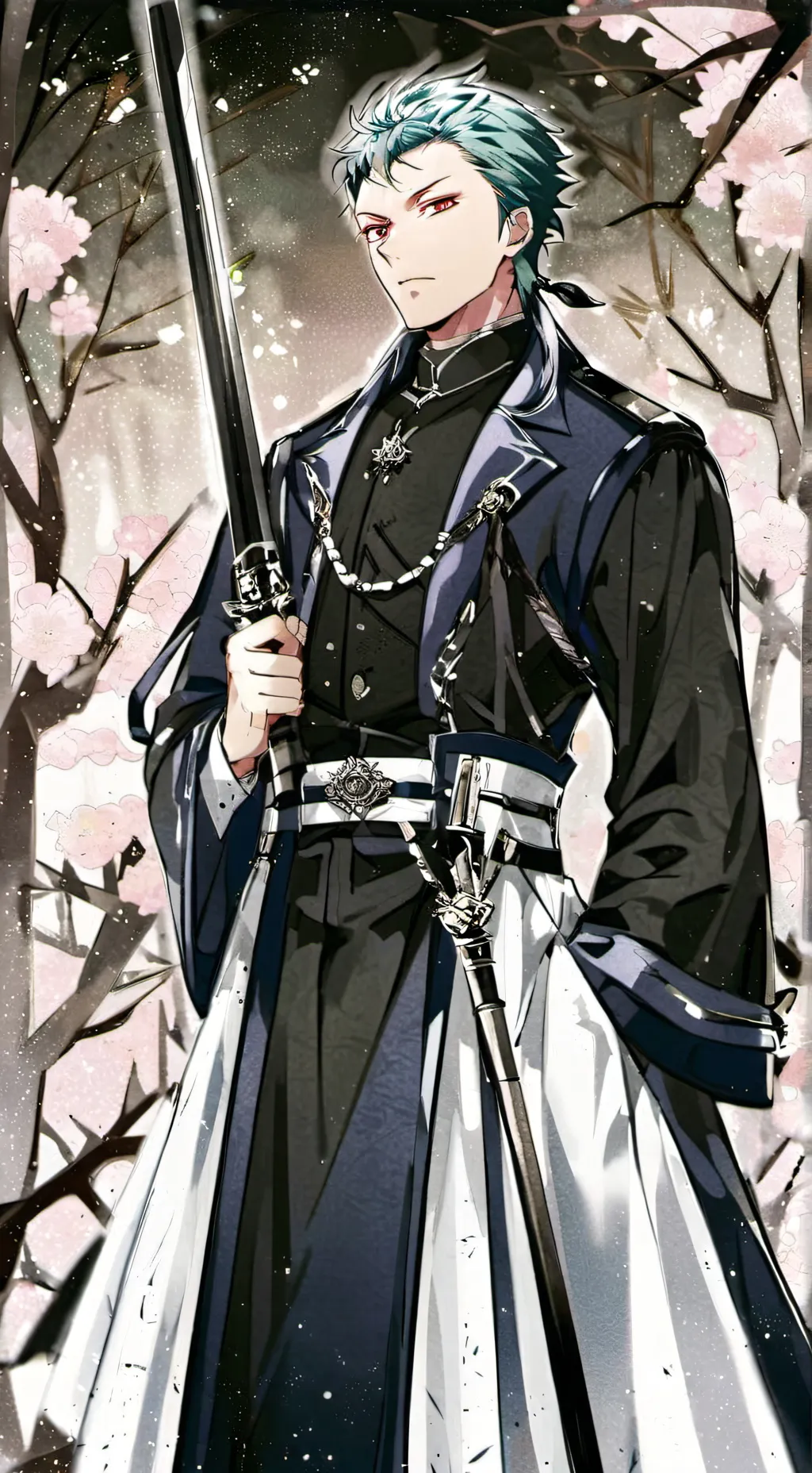 ai character: kny × op background