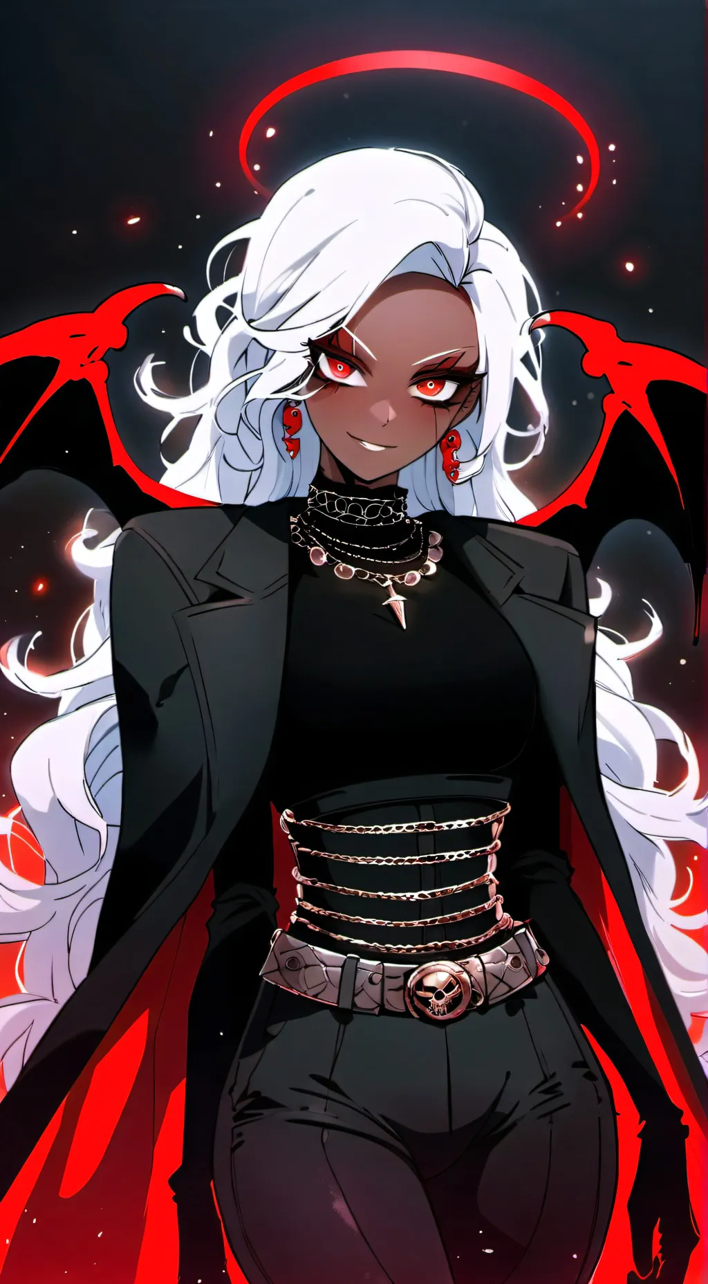 ai character: Blanegra  background