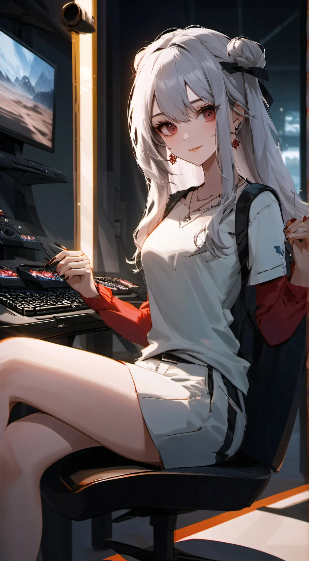 ai character: avian  background