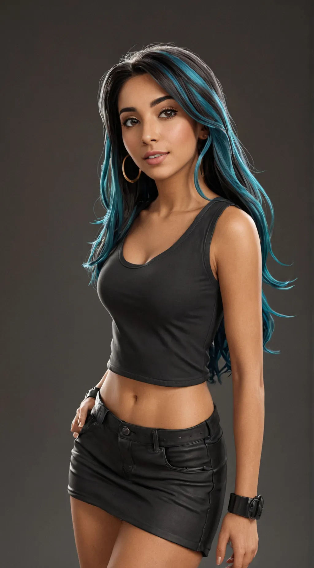 ai character: Toon Layla  background