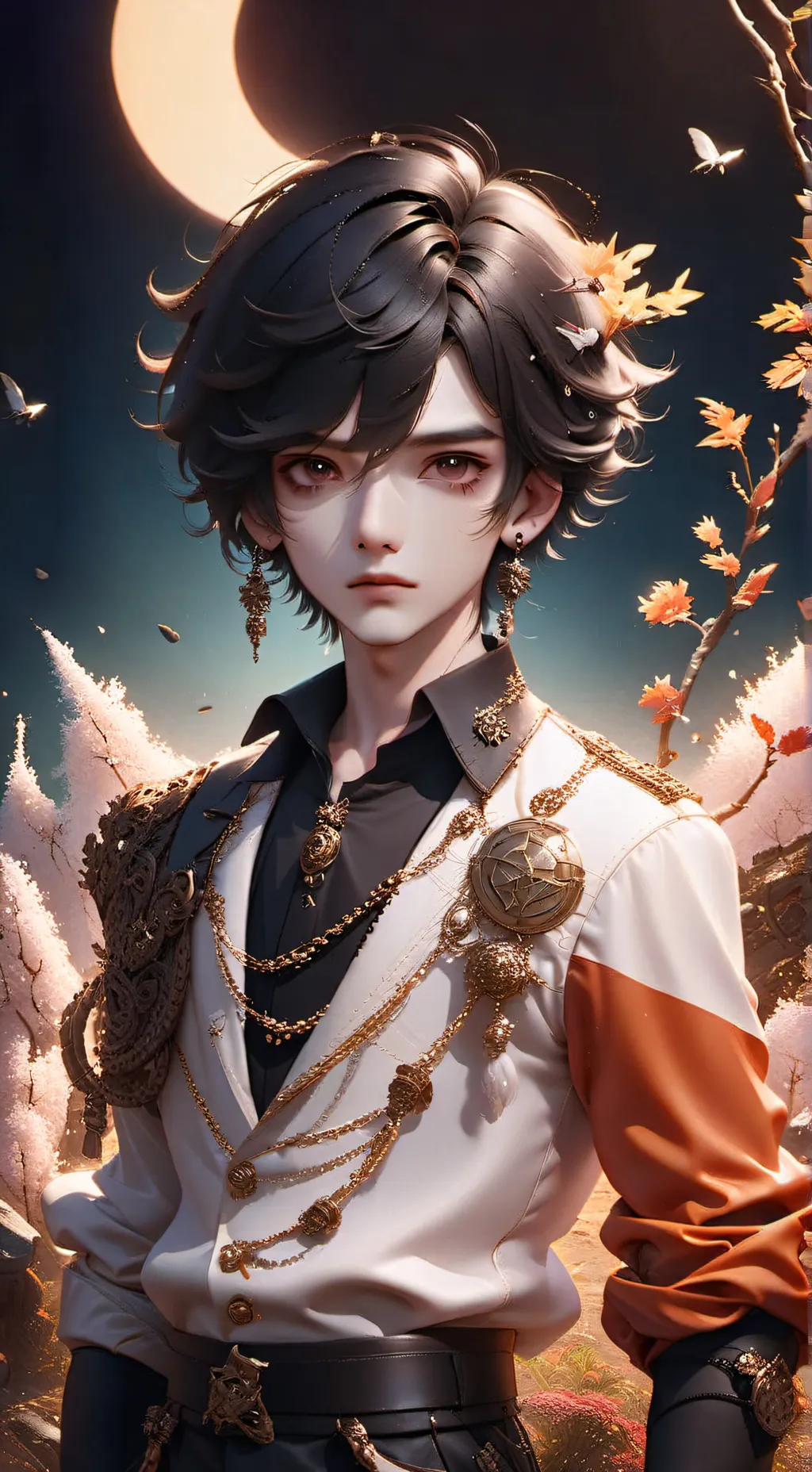 ai character: Matias isrrael background