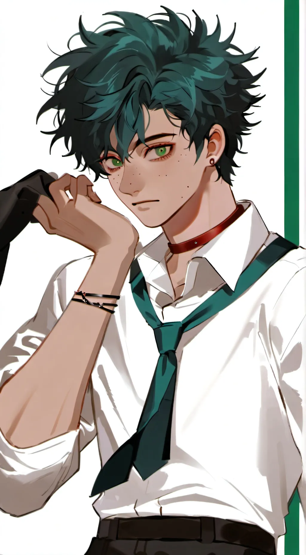 ai character: Vigilante Deku background