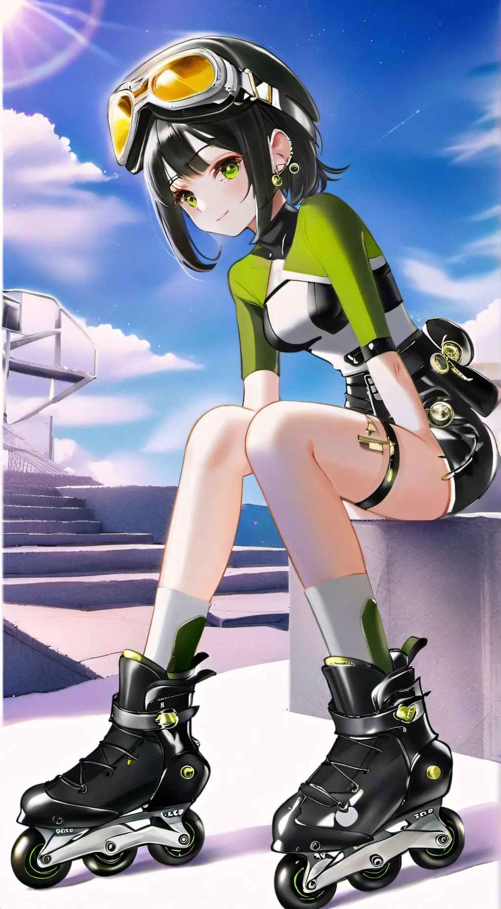 ai character: time breaker  background