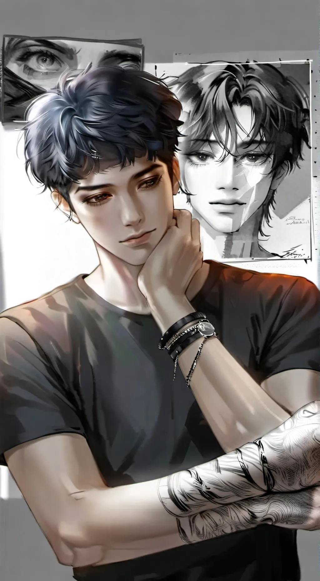 ai character: Dereck Yuji background