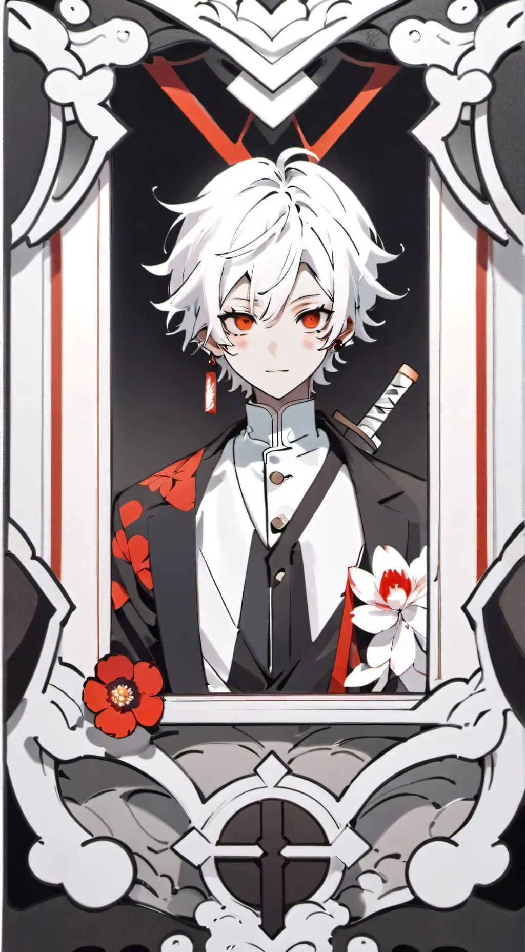 ai character: Demon slayer background