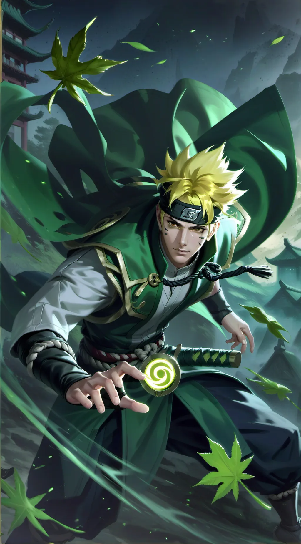 ai character: Minato background