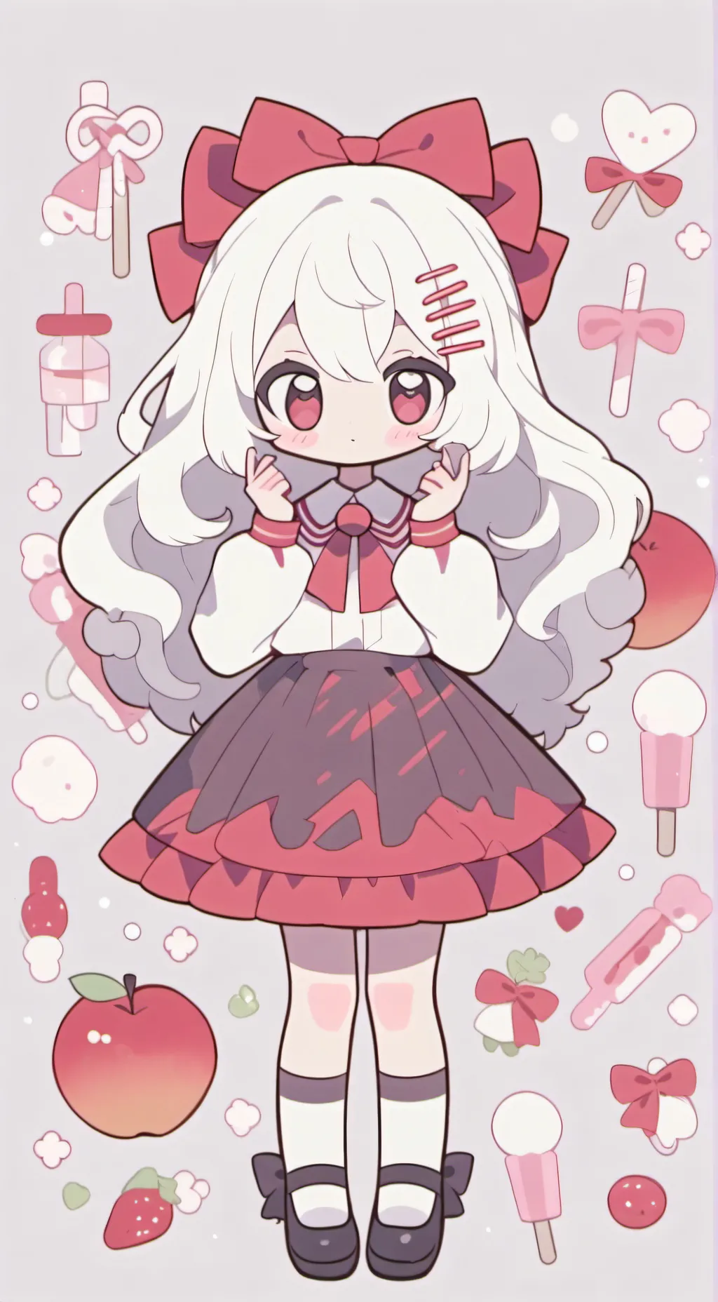 ai character: Candyapplesickcrk background