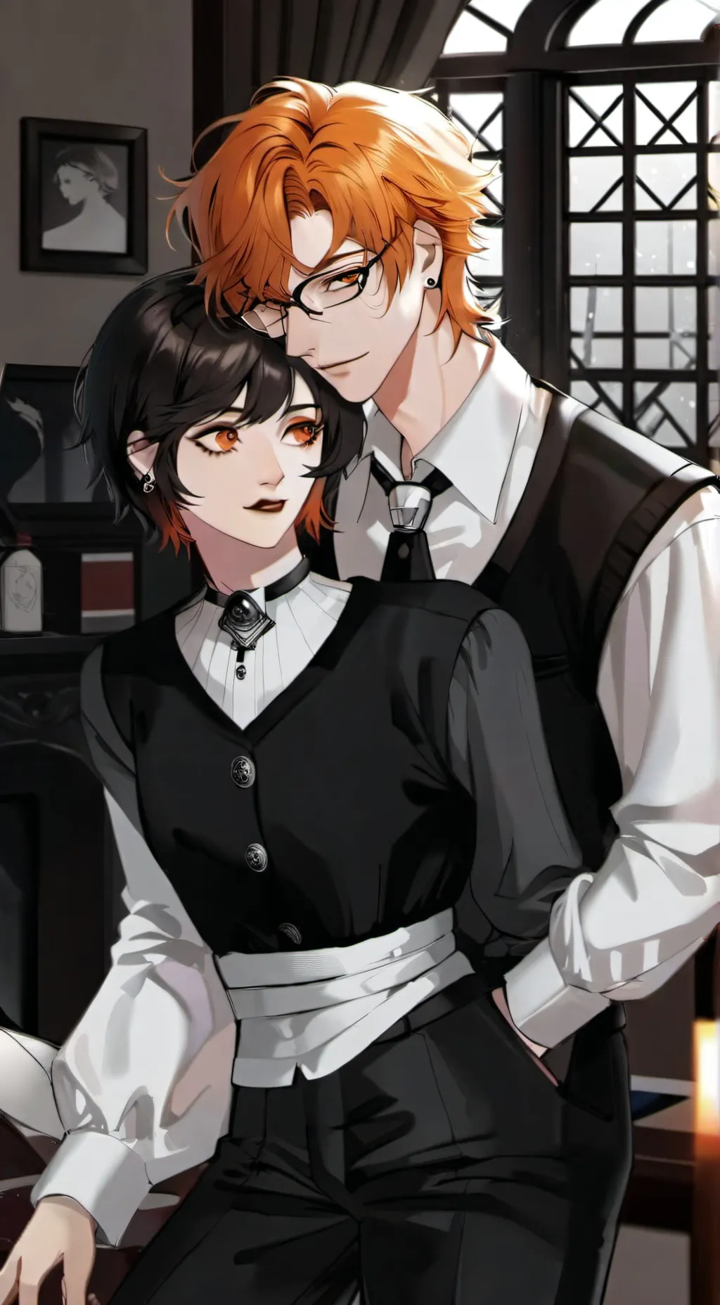 ai character: Angela & Arnold background