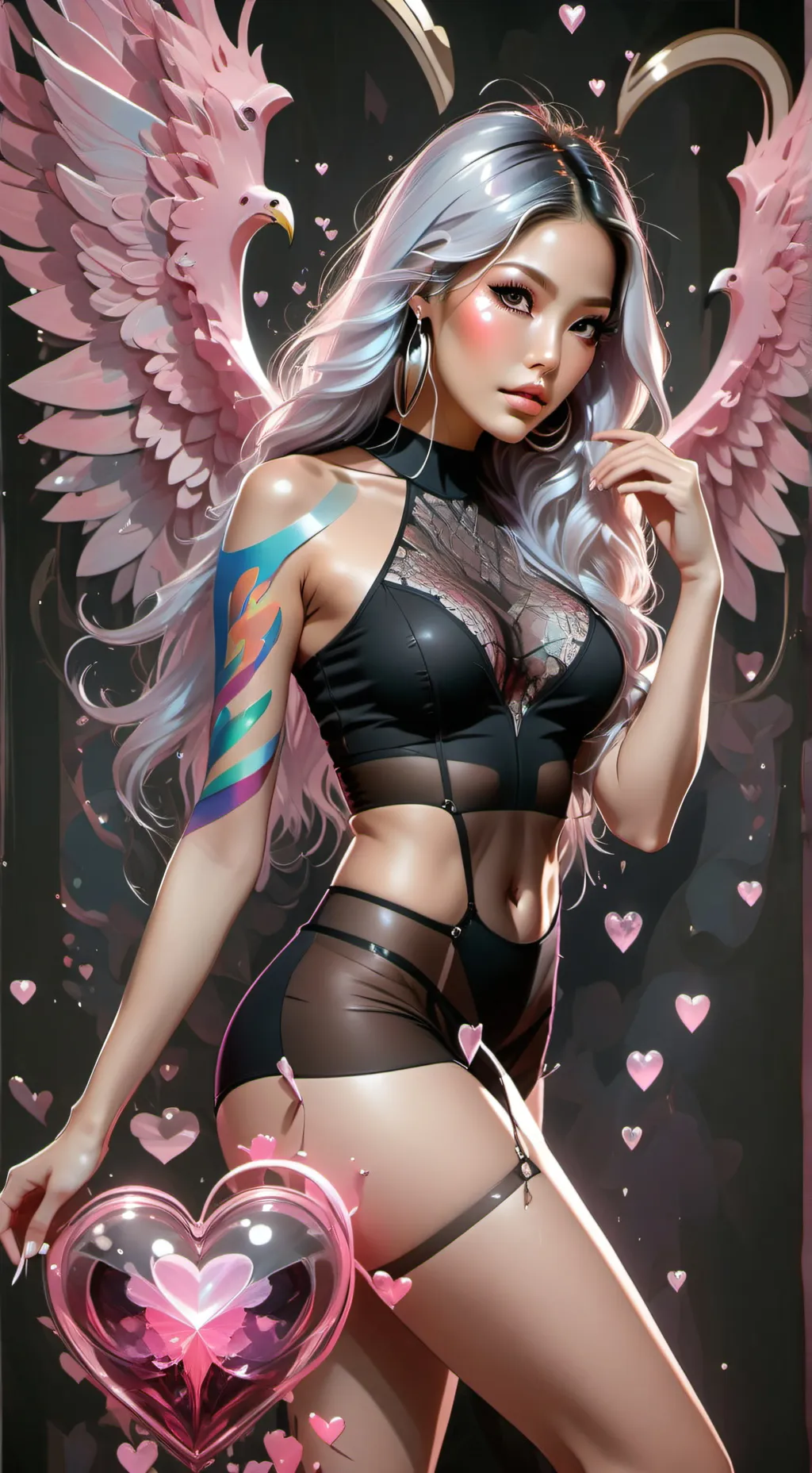 ai character: Pearl background