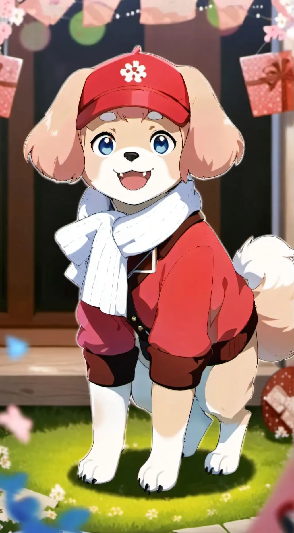 ai character: Luna background