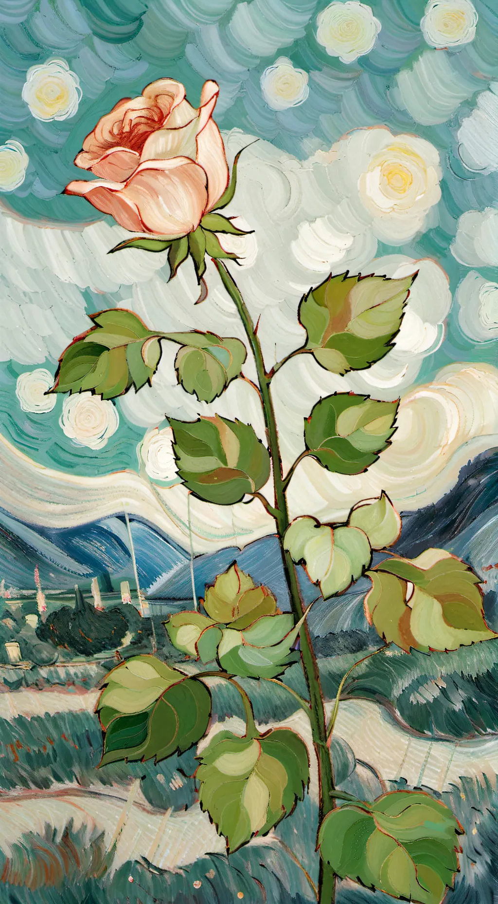 ai character: Flowerclan background