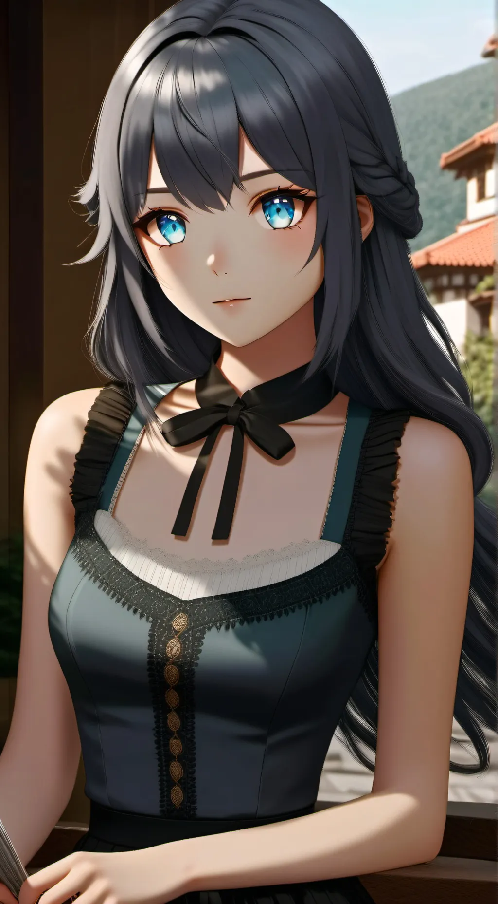 ai character: tsukiko background