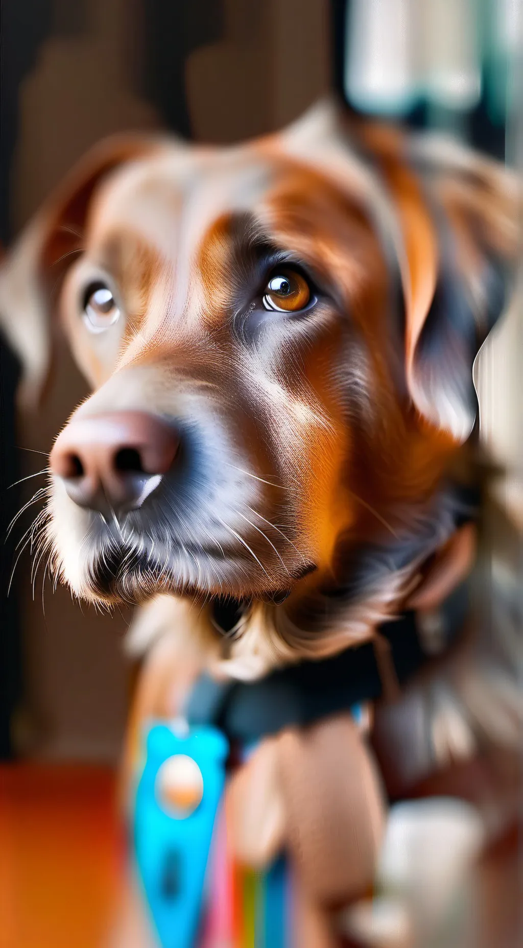 ai character: dog!!! background