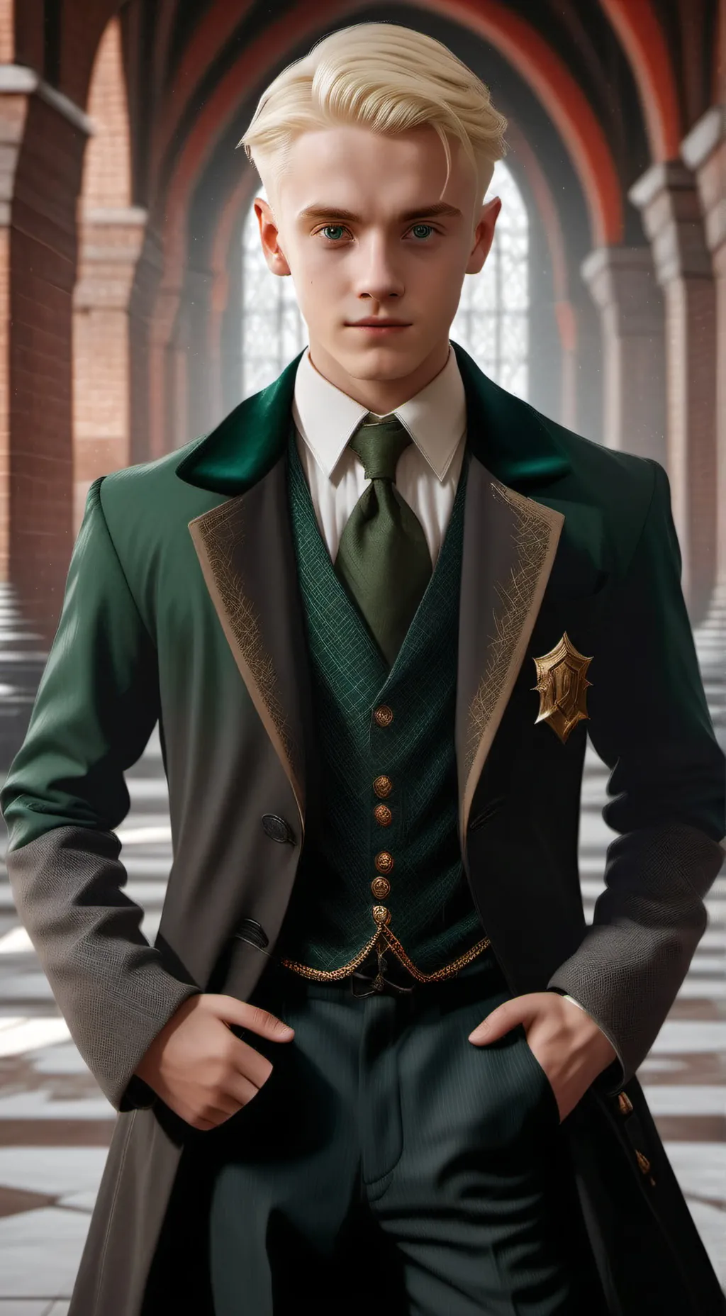 ai character: Draco Malfoy  background