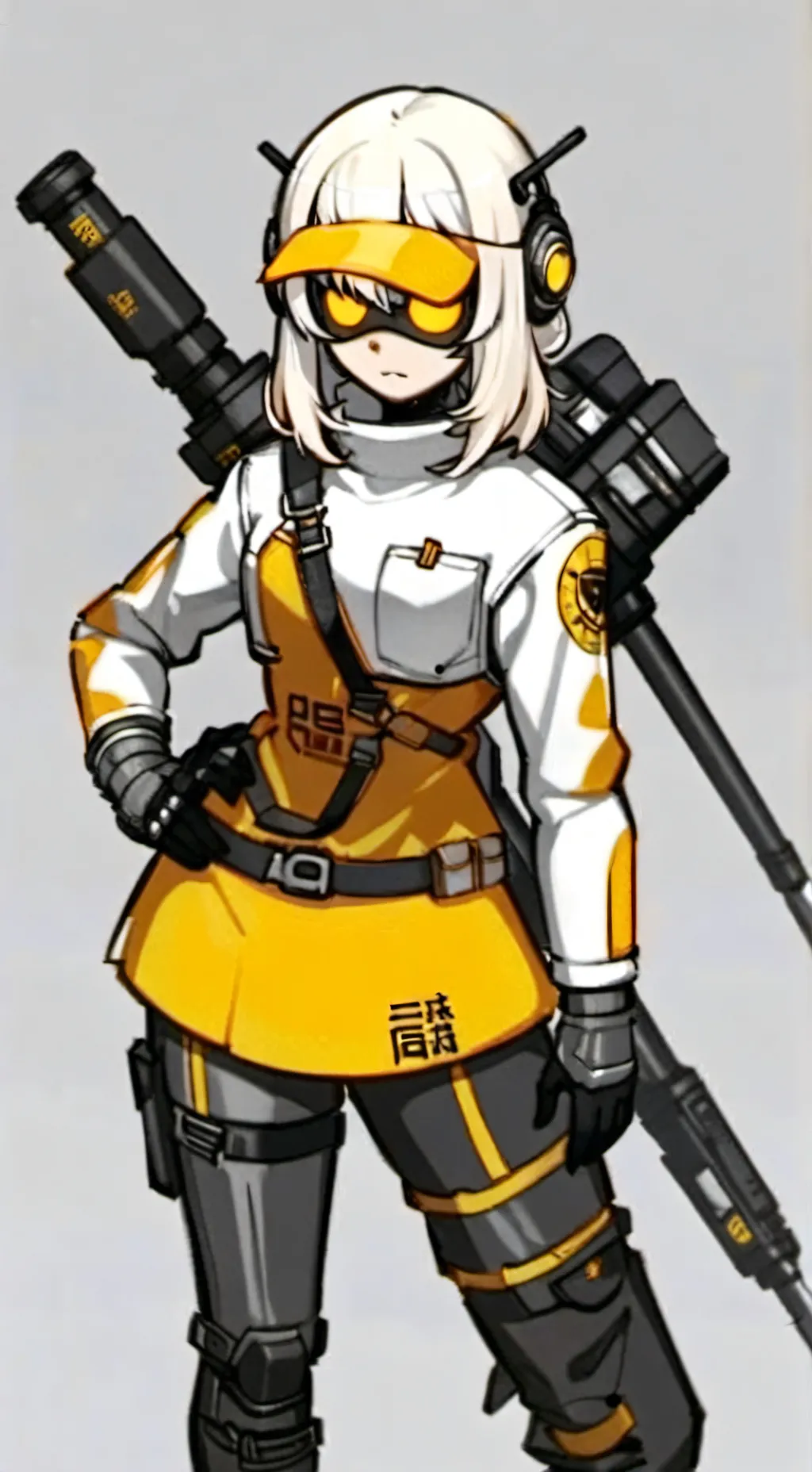 ai character: doll dasissembly  background