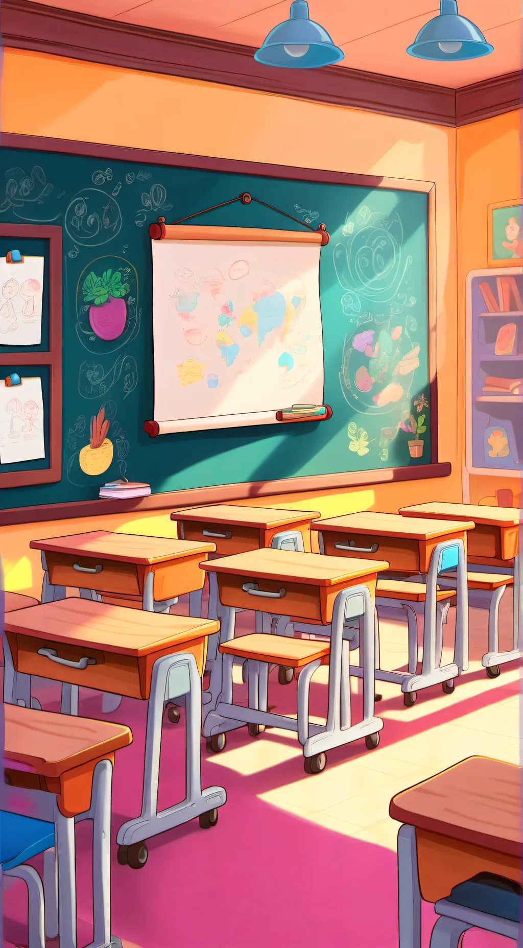 ai character: Talkie School RP  background