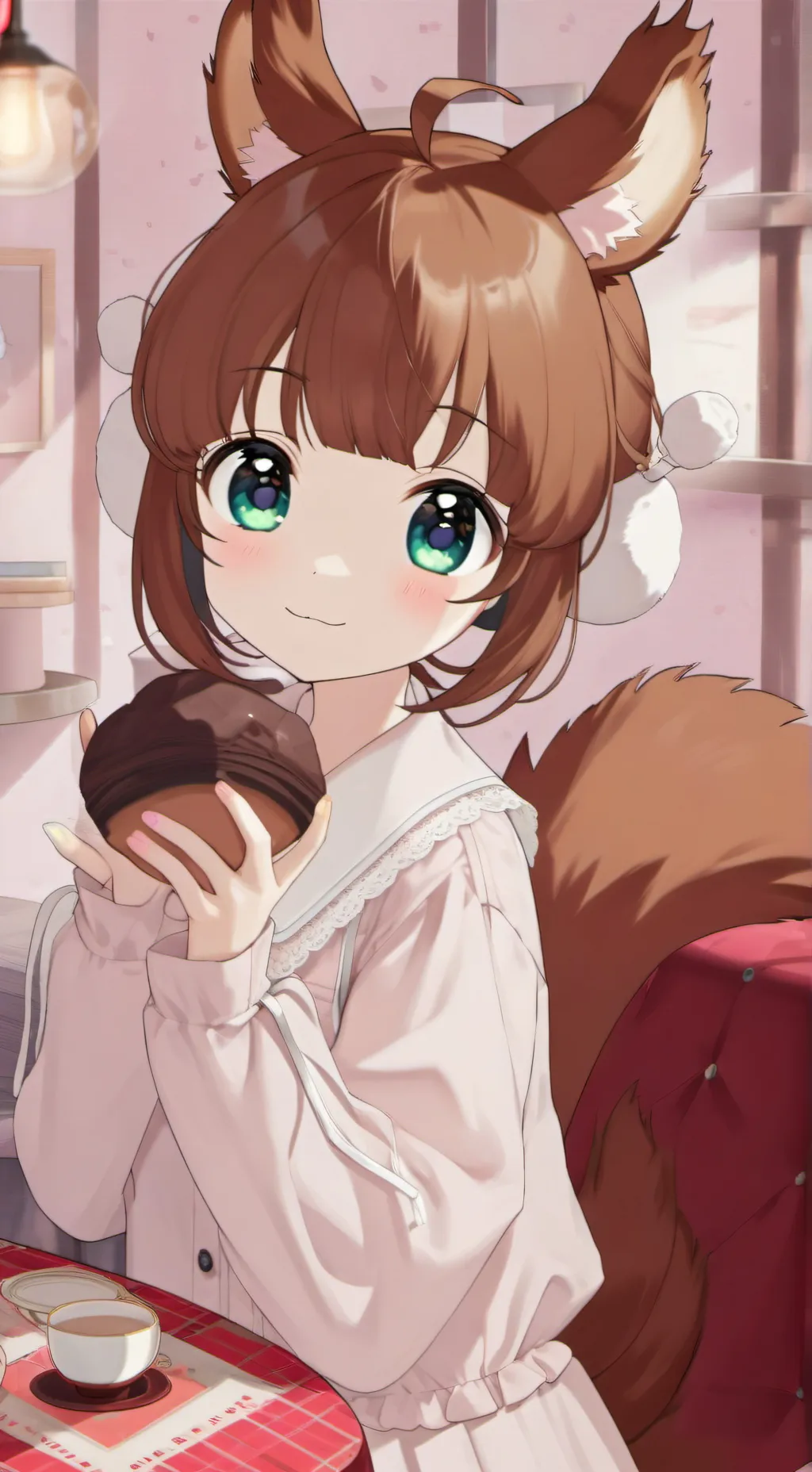 ai character: Esme Squirrel Spirit background