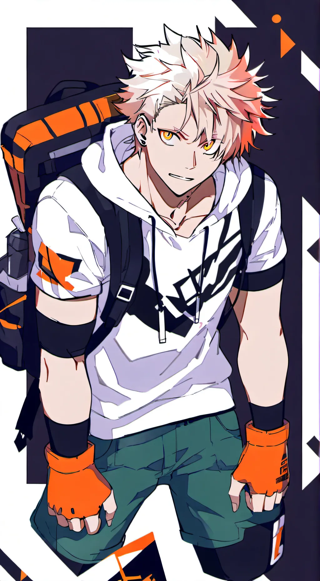 ai character: bakugo  background