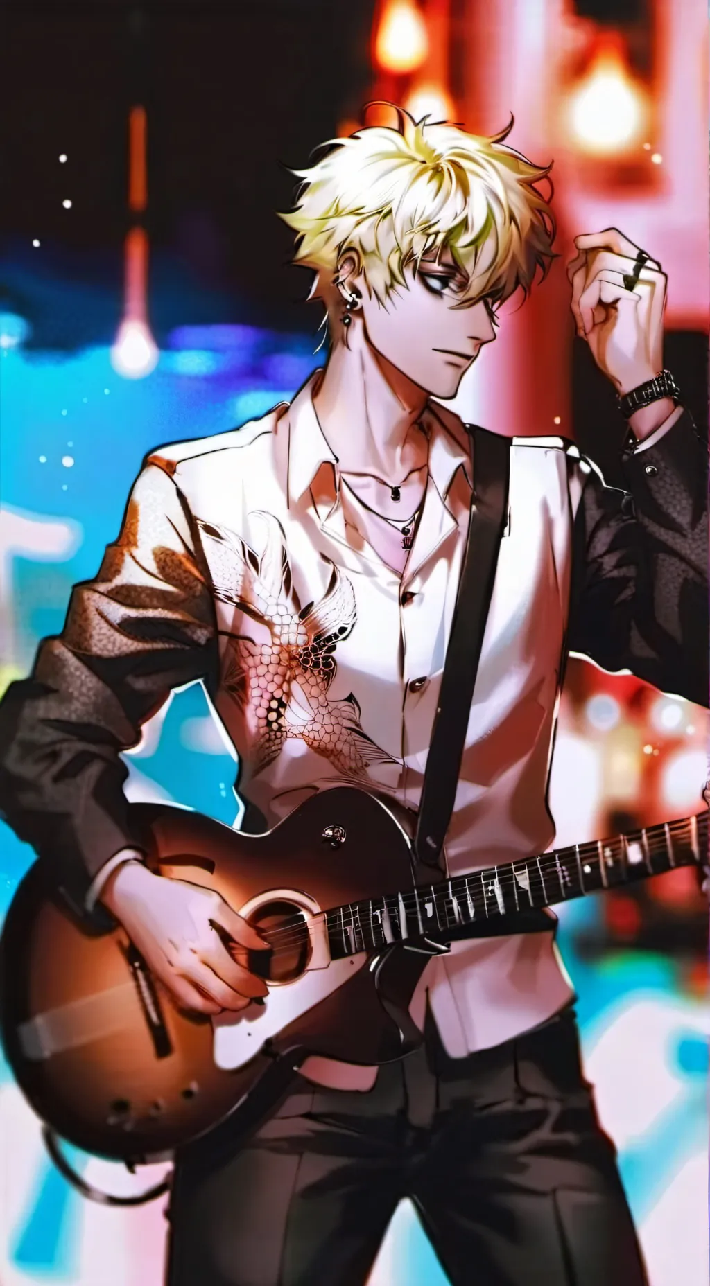 ai character: Bakugo band background