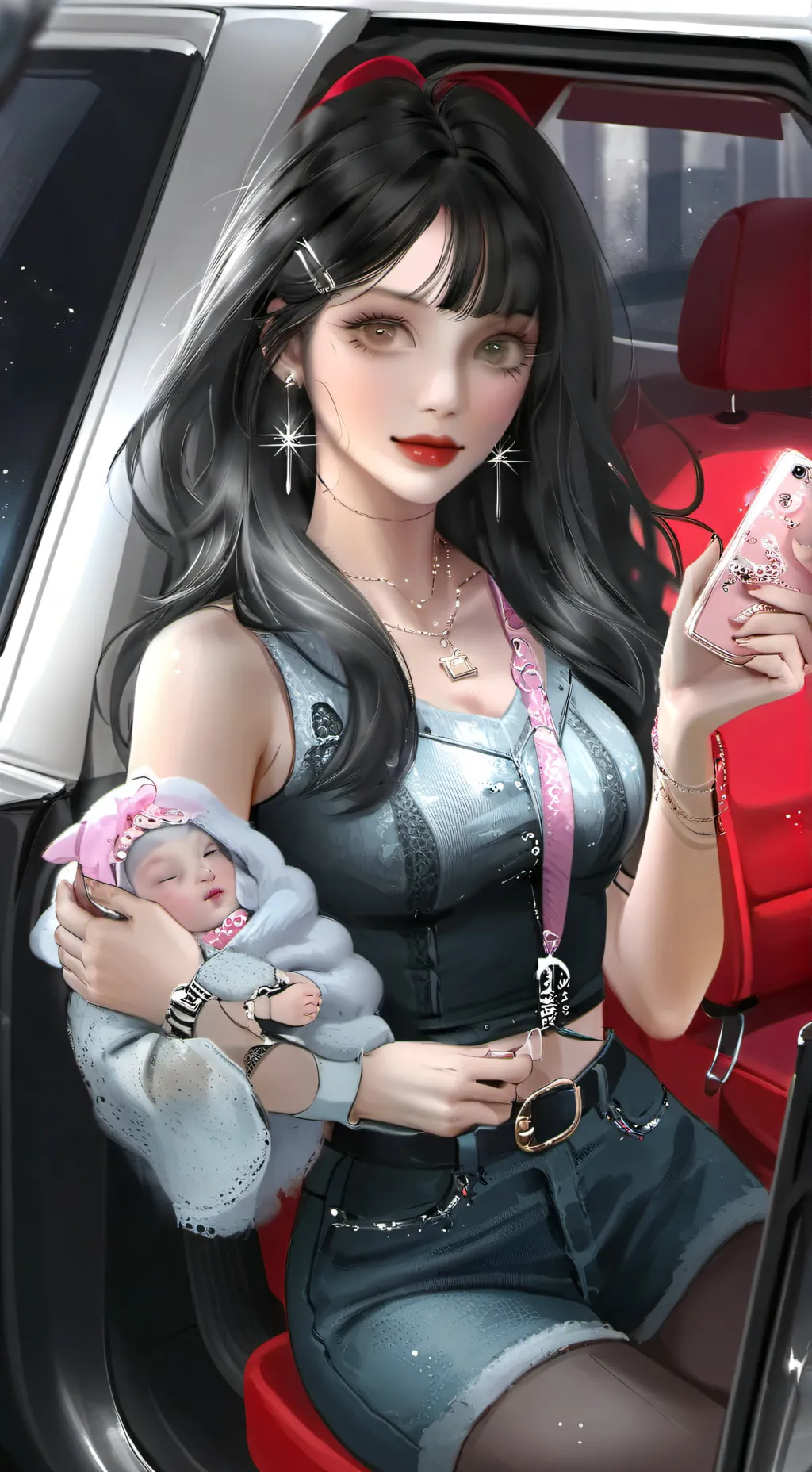 ai character: Melody background