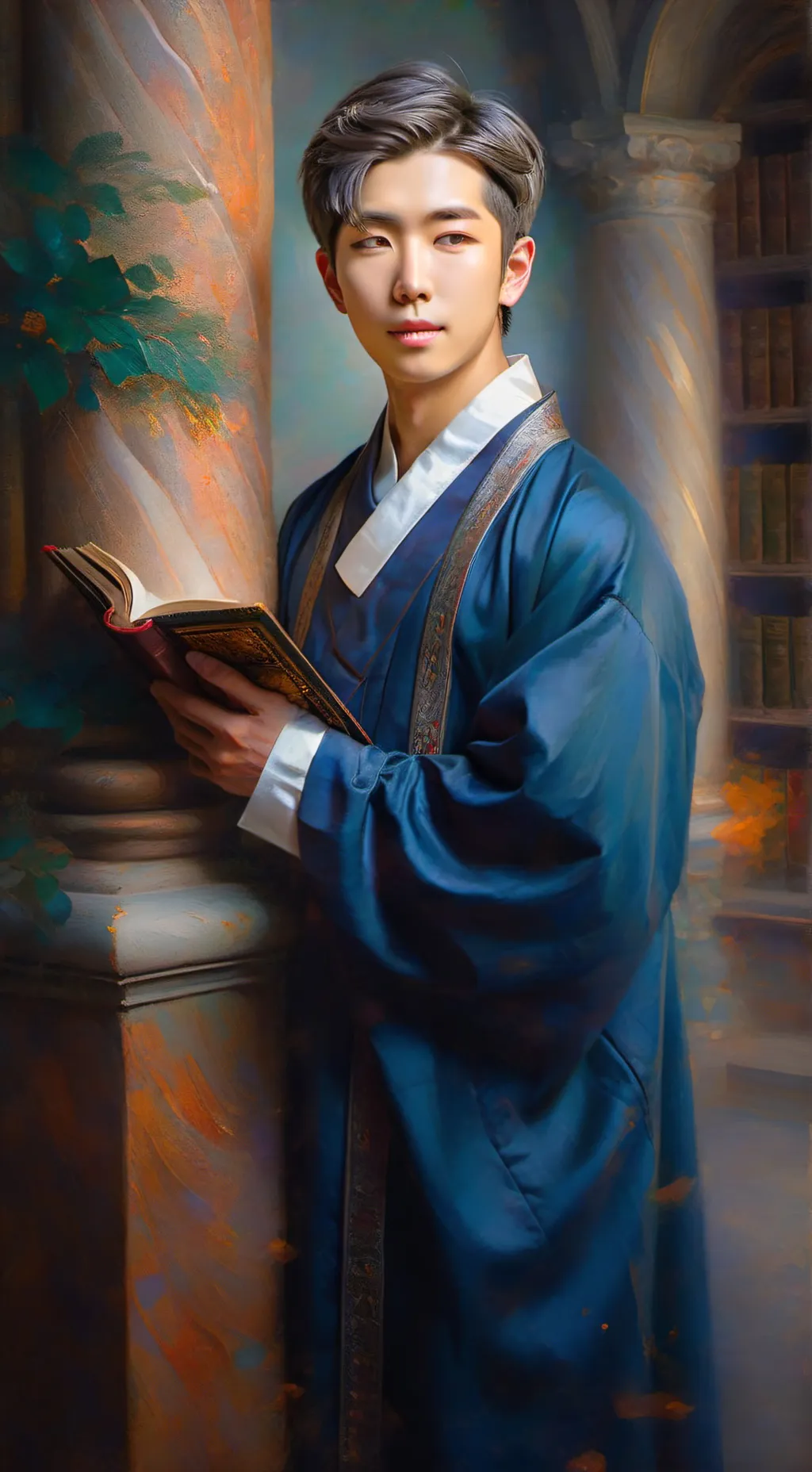 ai character: Entre paginas... background